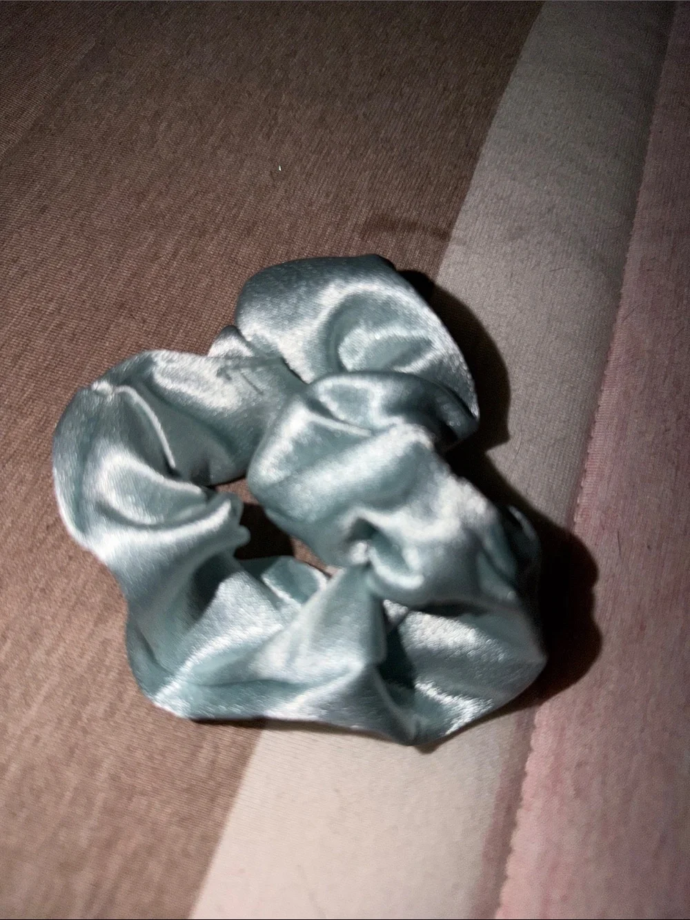Target Satin Scrunchie - Pale Aqua